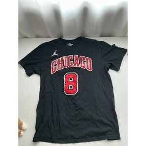 Nike NBA‎ Chicago Bulls LaVine #8 Jersey T-Shirt Black Large